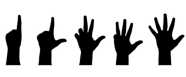 Finger signs - Vector, Image