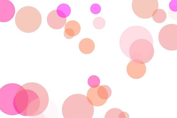 Astratto rosa cerchi illustrazione sfondo
 - Foto, immagini