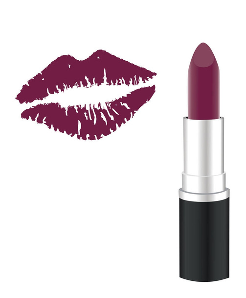 vektorové lipstick kiss - Vektor, obrázek
