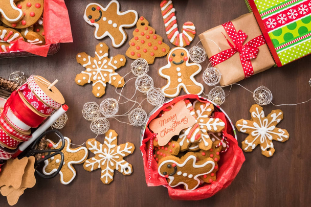 traditional  Gingerbread cookies - Photo, Image