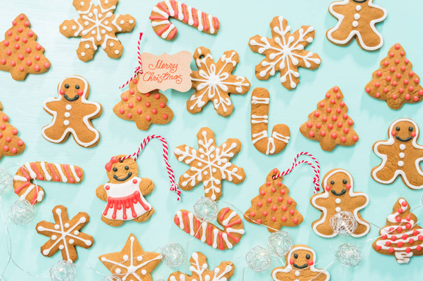 traditional  Gingerbread cookies - Фото, зображення