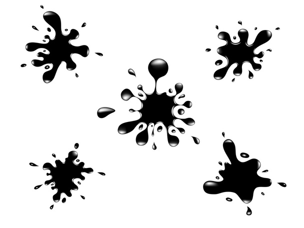 Ink splash - Vector, Image