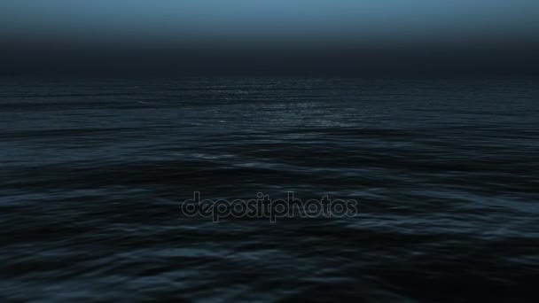 Superfície oceana.Calmo ondas oceânicas
 - Filmagem, Vídeo