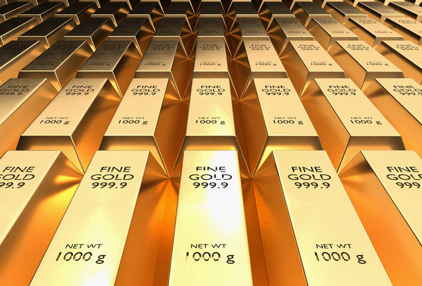 Barras de oro - éxito financiero y concepto de inversión
 - Foto, imagen
