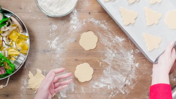 Suiker koekjes bakken - Foto, afbeelding
