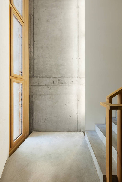 Mimari modern tasarımı, iç ev, merdiven  - Fotoğraf, Görsel