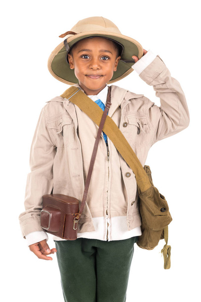 Boy v Safari oblečení - Fotografie, Obrázek