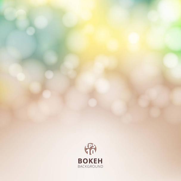 Bokeh plata y blanco luces chispeantes festivo en la espalda colorida
 - Vector, imagen