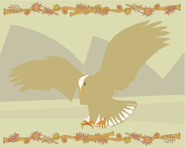 Иллюстративный орёл
 - Фото, изображение