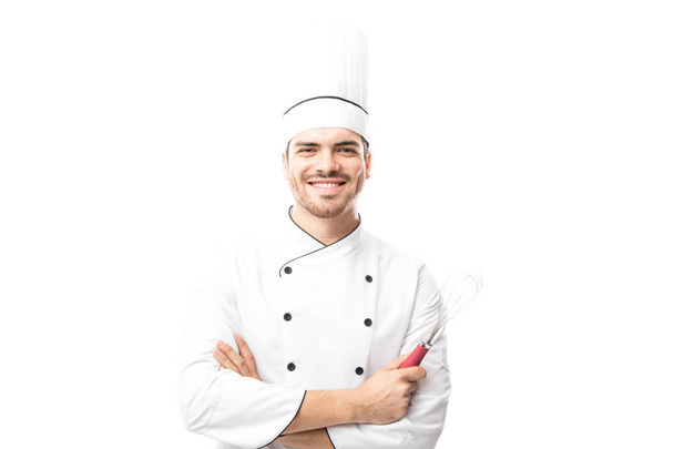 красивый шеф-повар с усами
 - Фото, изображение