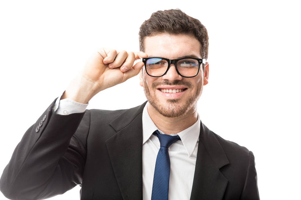 Jovem empresário usando óculos
 - Foto, Imagem