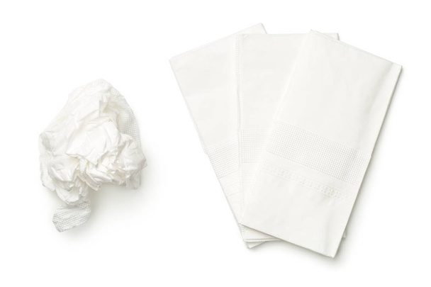 Tissus isolés sur fond blanc
 - Photo, image