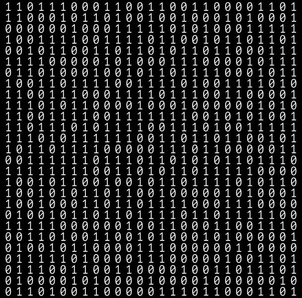 Textura de números binarios
 - Vector, imagen