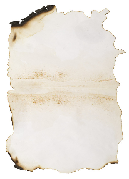 vieux manuscrit brûlé - Photo, image