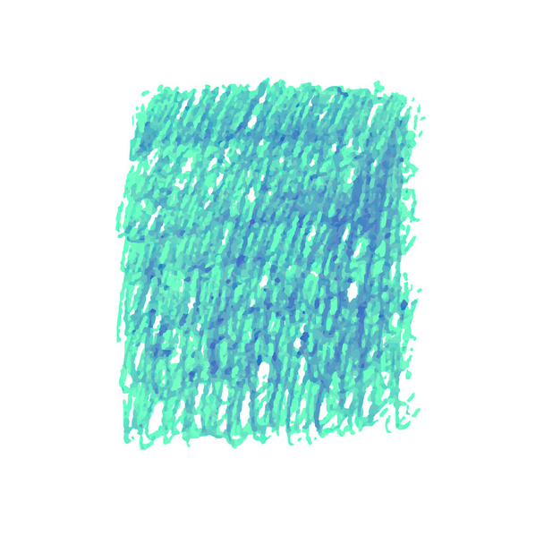 Stylo bleu gribouiller texture tache isolée sur fond blanc
 - Vecteur, image