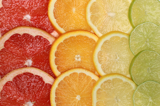 Citrus fruits background - Φωτογραφία, εικόνα