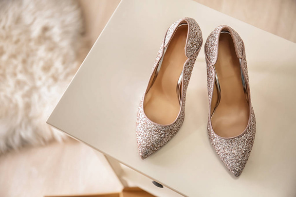 Pair of sparkly female shoes   - Foto, immagini
