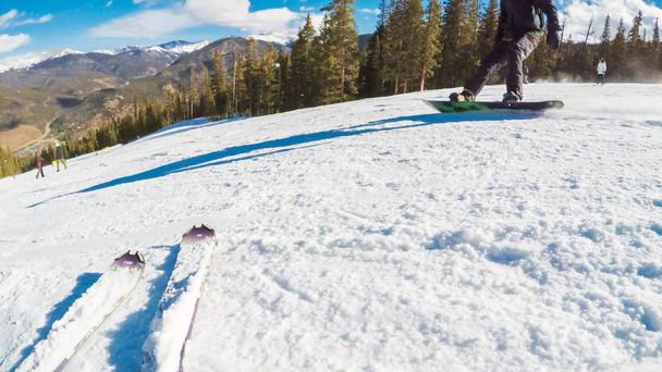 Esquí alpino vista
 - Foto, Imagen