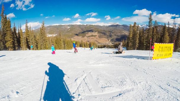 Esquí alpino vista
 - Foto, Imagen