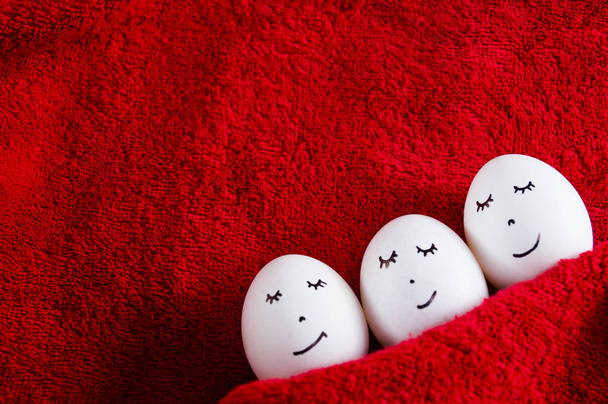 Easter eggs as a symbol of the holiday are sleeping - Foto, immagini