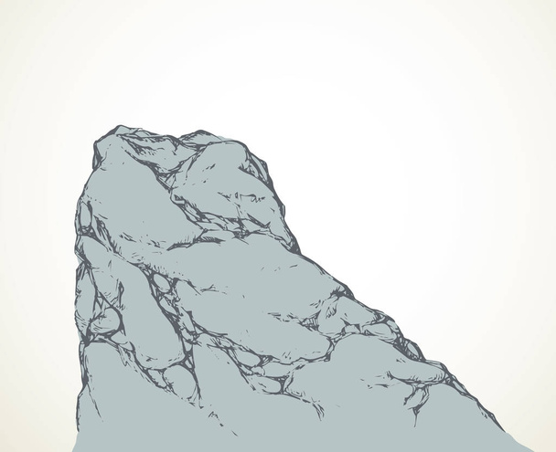 Cliff. Desenho vetorial
 - Vetor, Imagem