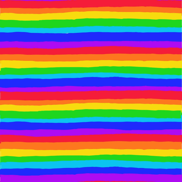 Patrón de arco iris rayado irregular
 - Vector, imagen