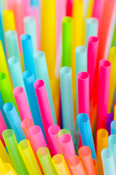 Colorful straw - Foto, imagen