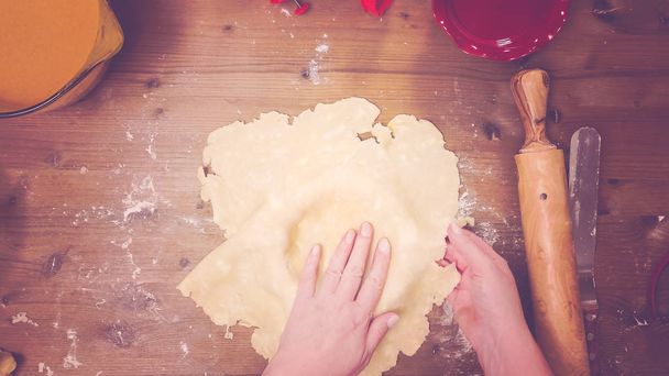 Így a sütőtök pite - Fotó, kép