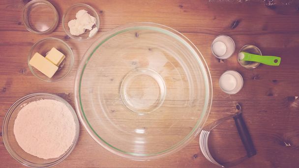Pompoen taart maken - Foto, afbeelding
