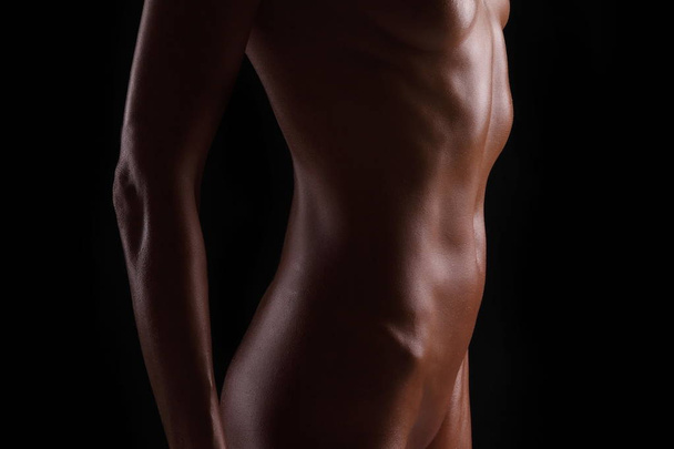 beautiful slender sports female body - Valokuva, kuva