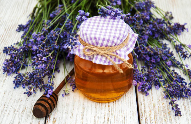 Honey and lavender - Photo, image