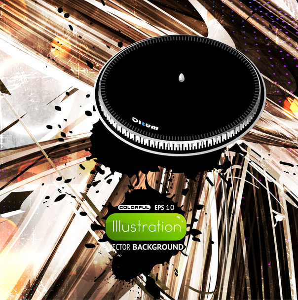 Turntable background - Vector, Image