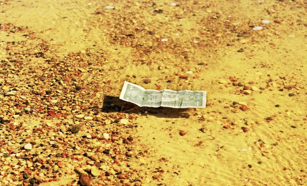 Flowing dollar. - Photo, Image