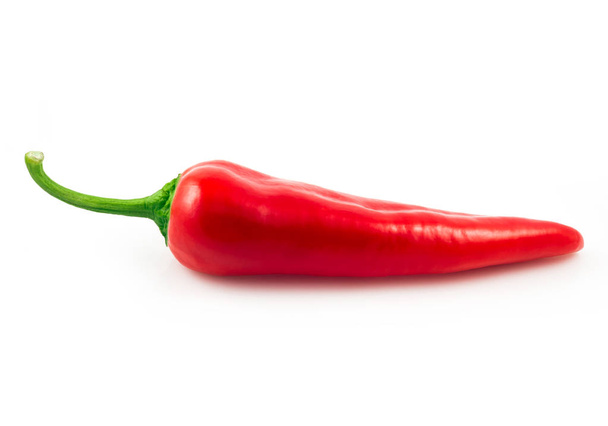Red hot chilli izolovaných na bílém pozadí Vystřižení - Fotografie, Obrázek