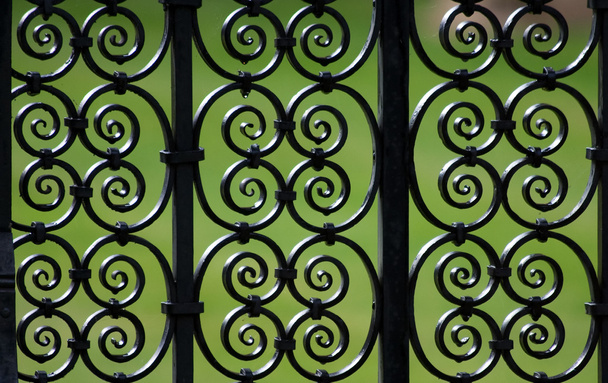 Motif de clôture en fer (Cambridge, Royaume-Uni
) - Photo, image