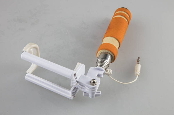 selfie-monopod with orange handle - Photo, Image