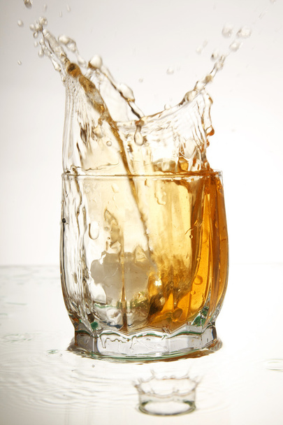 Splashing into a brandy - Photo, Image