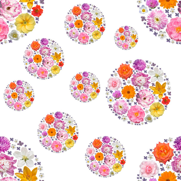 Seamless flowers  pattern - Foto, immagini