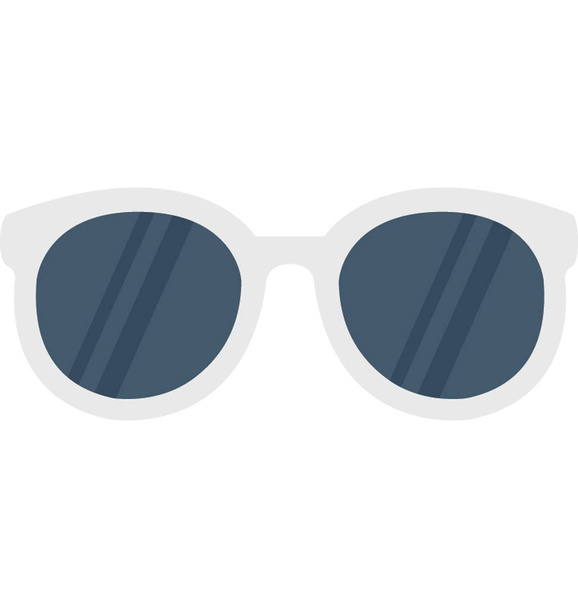 Sunglasses Flat Vector Icon - Vektör, Görsel