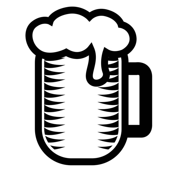 Isolated beer icon - Διάνυσμα, εικόνα