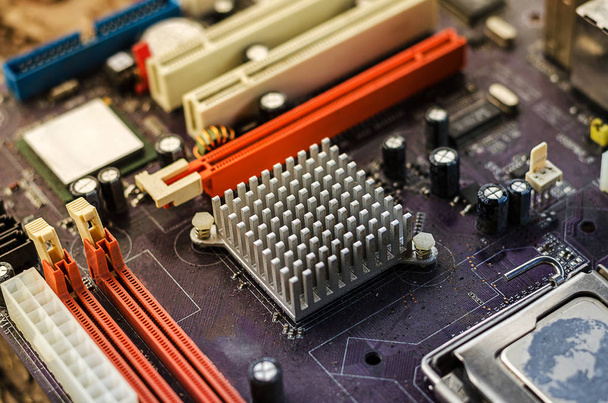 dirty motherboard for the whole frame - Photo, Image