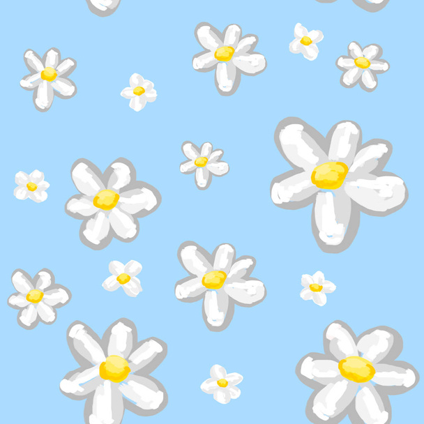 Raster graphics texture flowers - Foto, afbeelding
