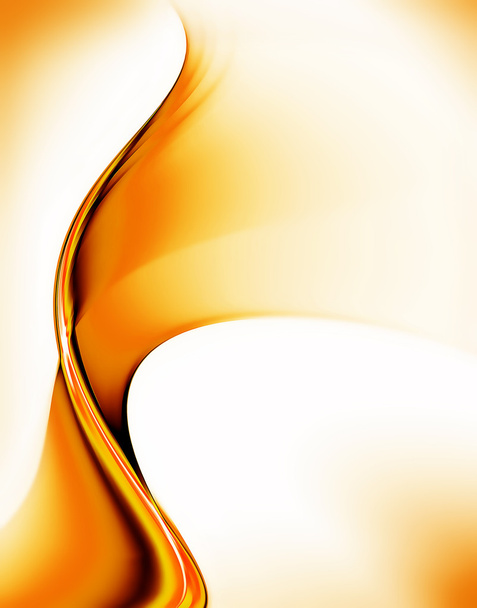 Golden motion, flowing energy - Photo, Image