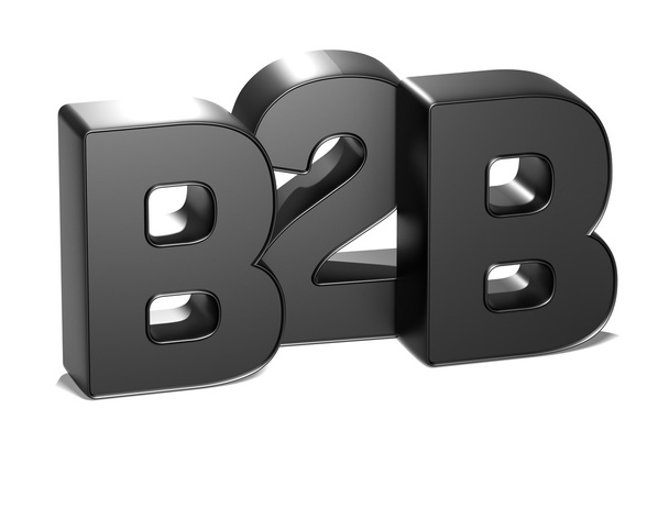 3D B2B sur fond blanc
 - Photo, image