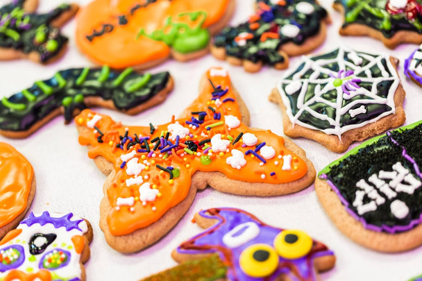 Halloween cookies view - Foto, afbeelding