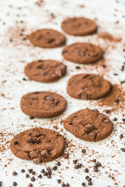 Chocolate chip cookies - Фото, изображение