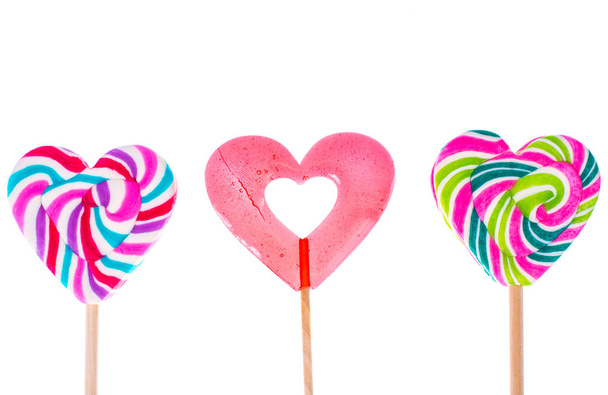 Valentines Day. The concept of love, sweet heart candy - Foto, Bild