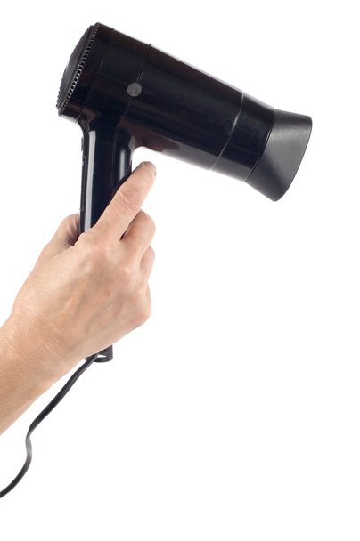 Hair-drier on hand - Photo, Image