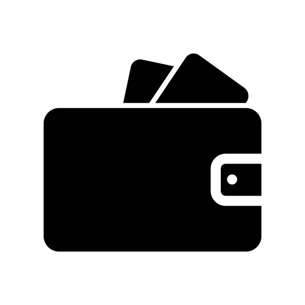 billetera, dinero, concepto de costos de negocio, icono del esquema, signo lineal
, - Foto, Imagen