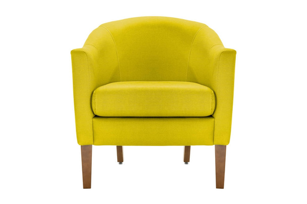 Beautiful armchair modern designer isolated on white - Fotó, kép